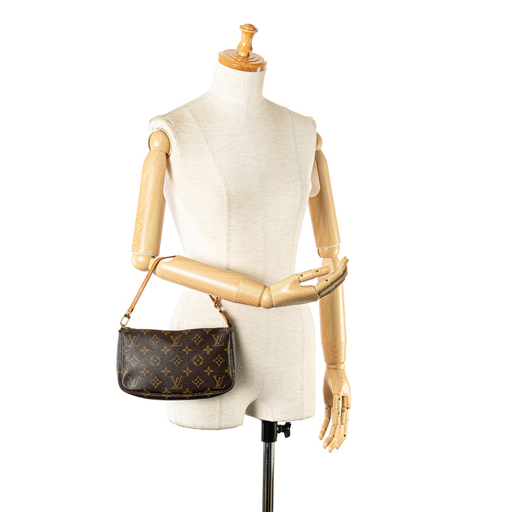 Monogram Pochette Accessoires Brown - Gaby Paris
