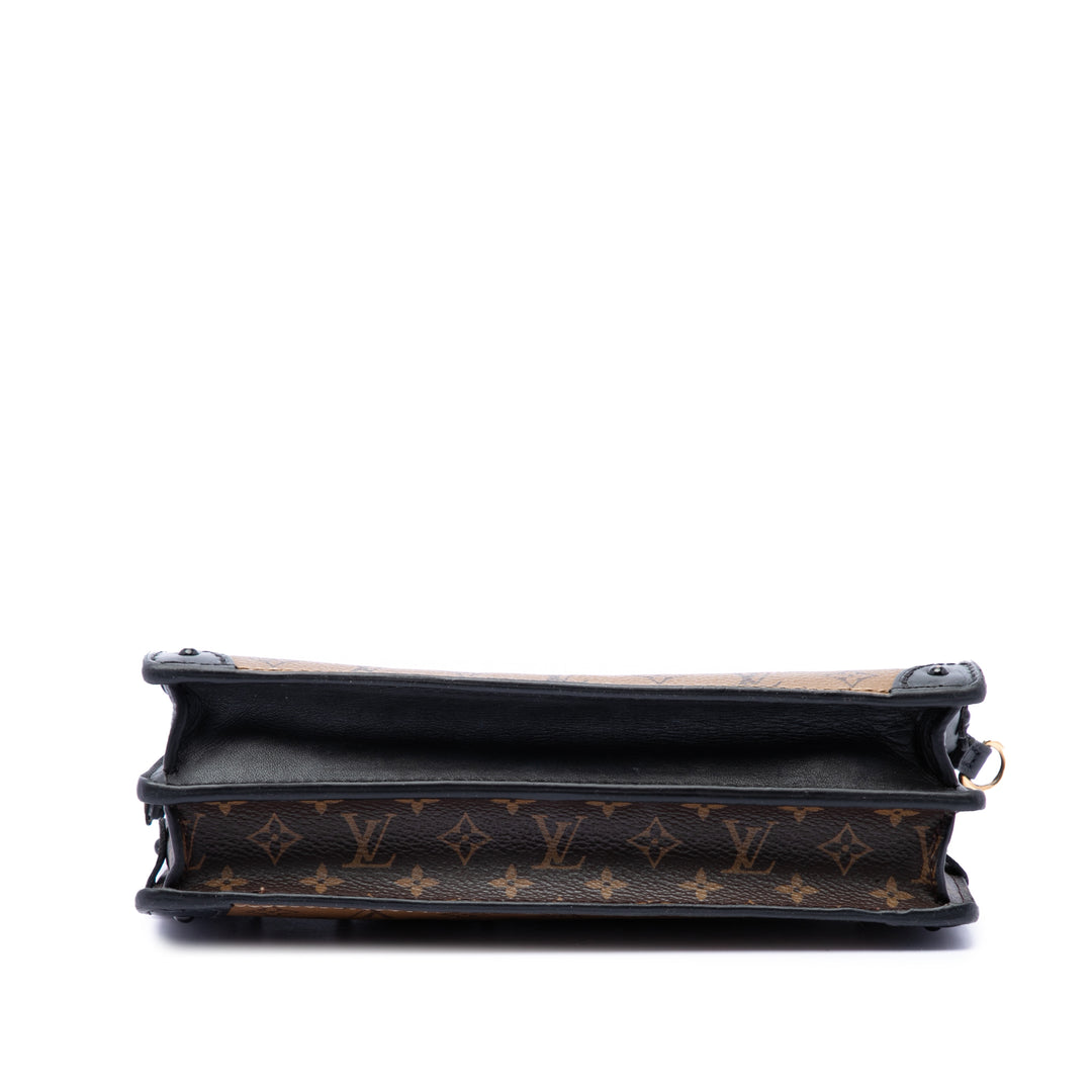 Louis Vuitton Trunk Pochette Monogram Reverse Marron – vue 3 – GABY PARIS