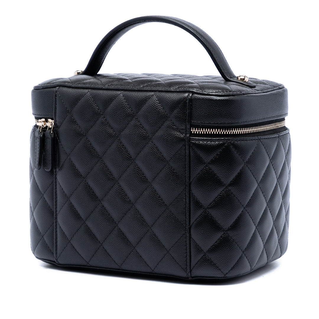 Chanel Medium CC Matelassé Caviar Vanity