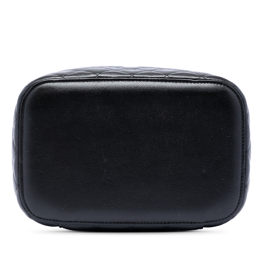 Chanel Medium CC Matelassé Caviar Vanity