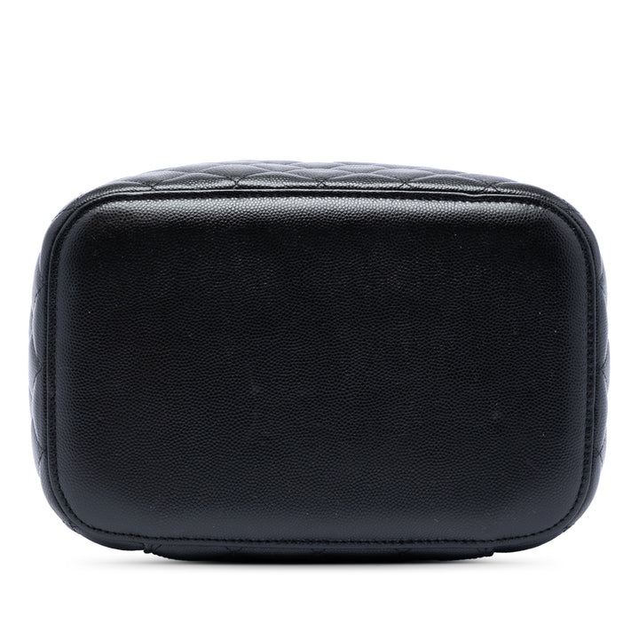 Chanel Medium CC Matelassé Caviar Vanity