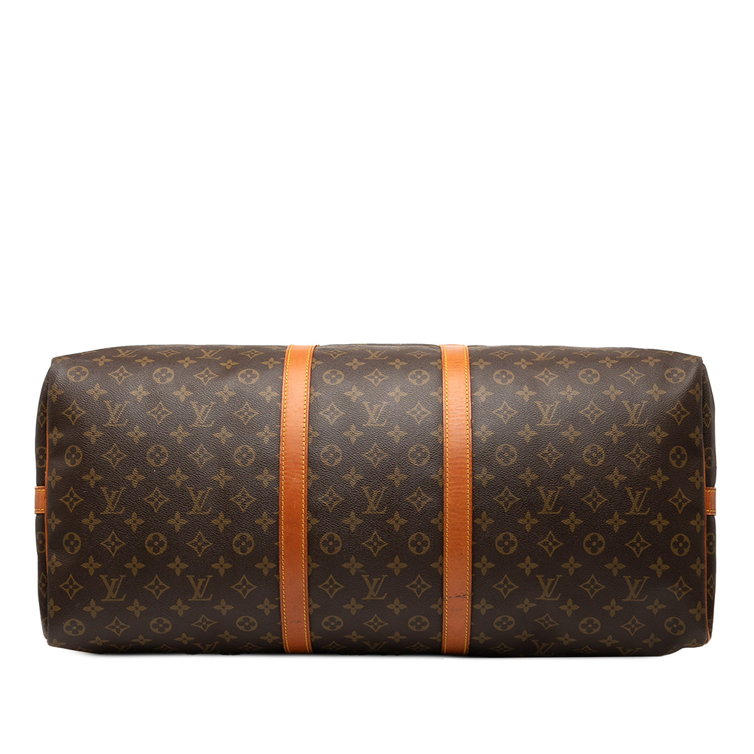 Louis Vuitton Monogram Keepall Bandouliere 60 Marron