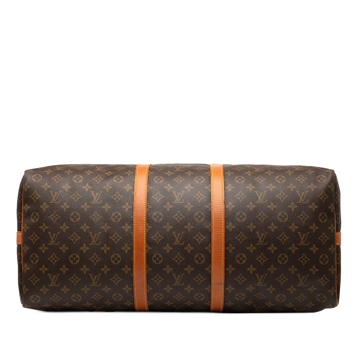 Louis Vuitton Monogram Keepall Bandouliere 60 Marron