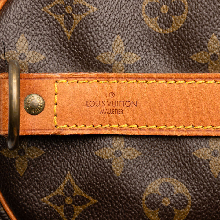 Louis Vuitton Monogram Keepall Bandouliere 60 Marron