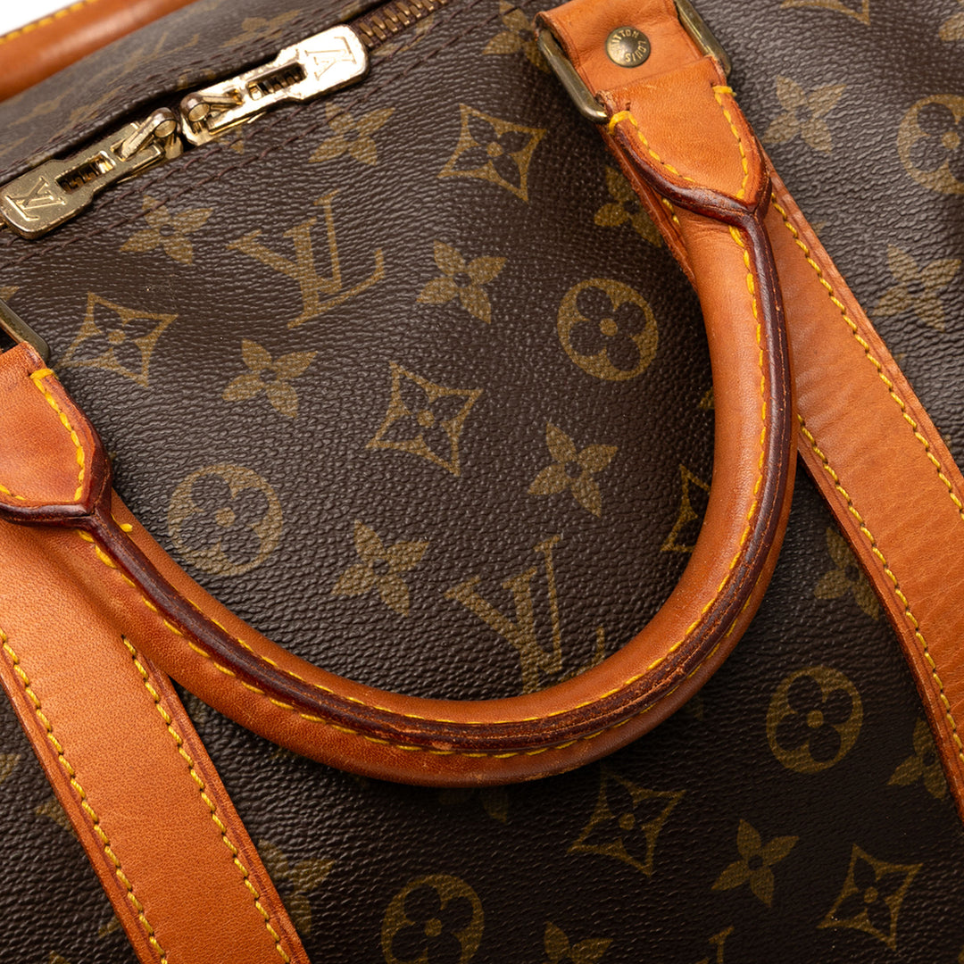 Louis Vuitton Monogram Keepall Bandouliere 60 Marron