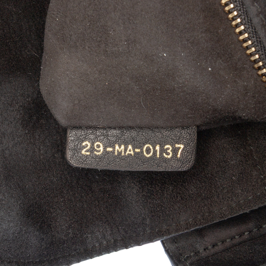 Dior Small Grained Cuir de veau Cannage Supple Lady Dior Noir – GABY PARIS Authentique