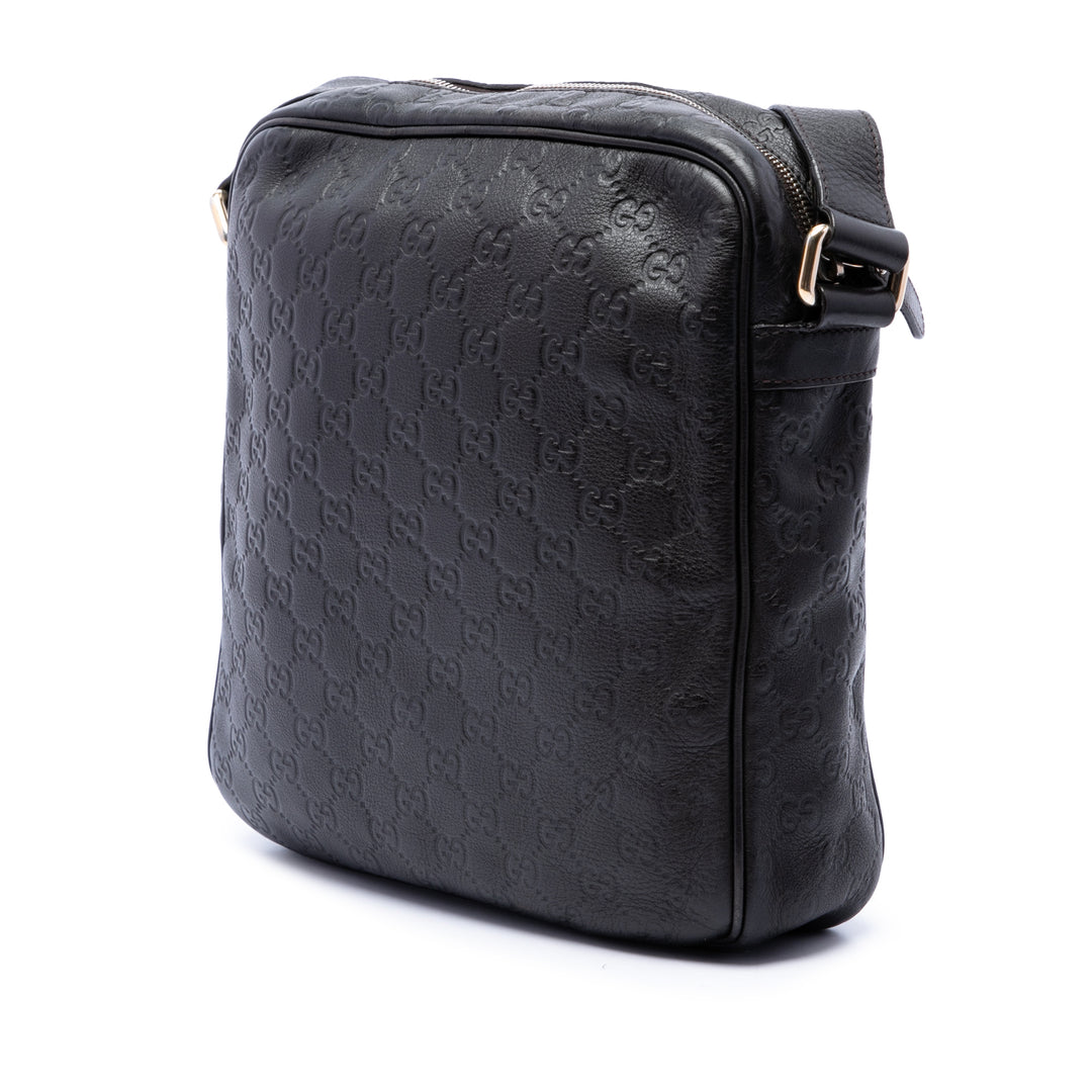 Gucci Sac bandoulière Guccissima Marron – vue 2 – GABY PARIS