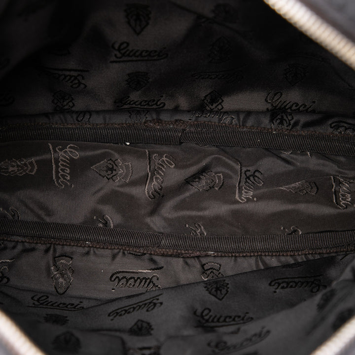 Gucci Sac bandoulière Guccissima Marron – vue 4 – GABY PARIS