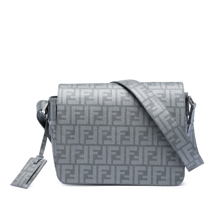 Fendi Zucca Spalmati à rabat Sac porté croisé