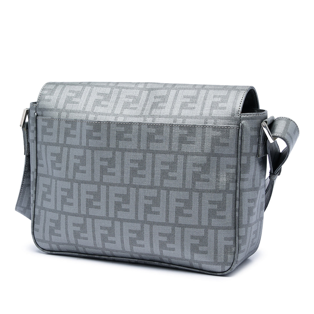 Fendi Zucca Spalmati à rabat Sac porté croisé