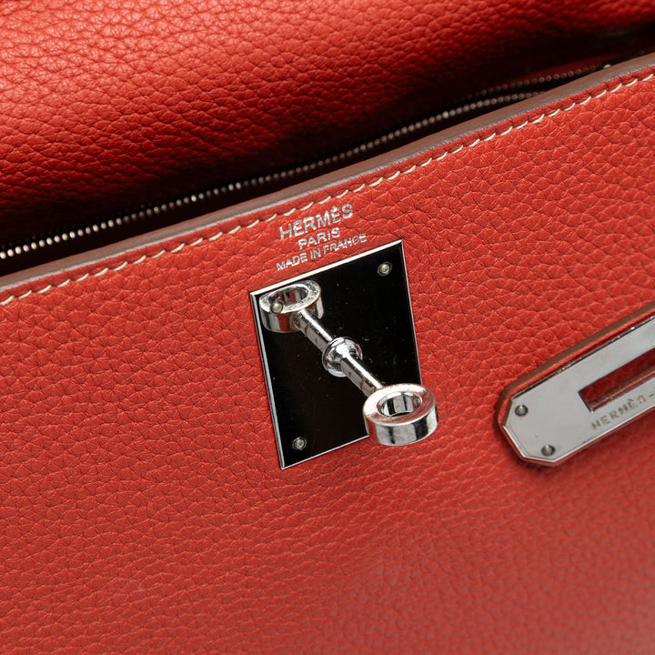 Hermès Togo Kelly II Retourne 28 Orange – GABY PARIS Authentique