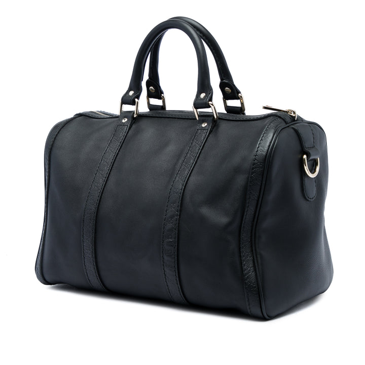 Guccissima à finitions Joy Boston Sac Moyen Cuir de veau Noir