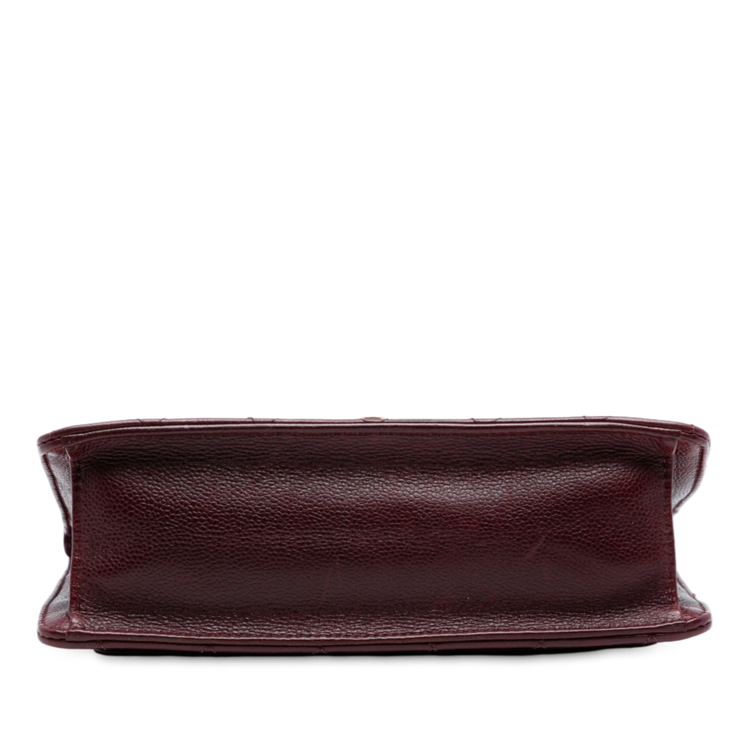 Chanel Paris Edinburgh Matelassé Caviar Retro Class à rabat