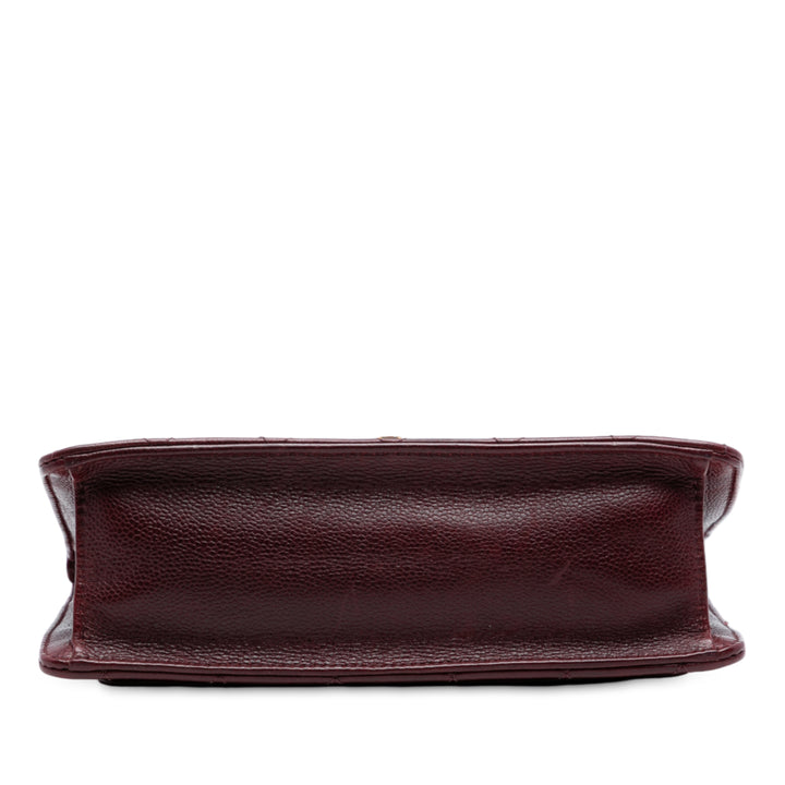 Chanel Paris Edinburgh Matelassé Caviar Retro Class à rabat