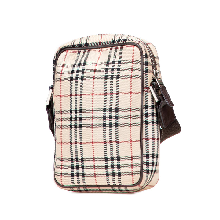 Burberry Sac bandoulière House Check Marron – vue 2 – GABY PARIS