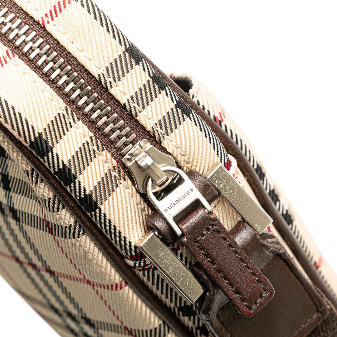 Burberry Sac bandoulière House Check Marron – vue 6 – GABY PARIS