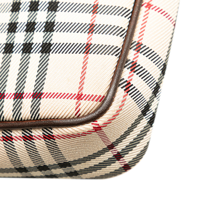 Burberry Sac bandoulière House Check Marron – vue 8 – GABY PARIS