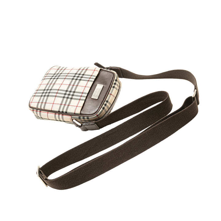 Burberry Sac bandoulière House Check Marron – vue 9 – GABY PARIS
