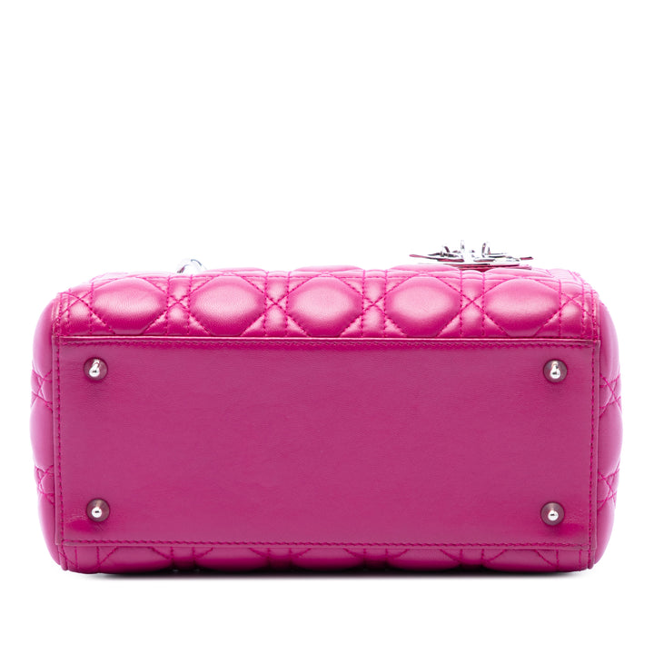 Dior Medium Cuir d’agneau Cannage Lady Dior