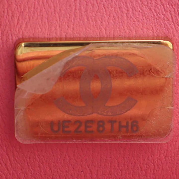 Chanel Mini Rectangular Classic Cuir d'agneau anse supérieure à rabat