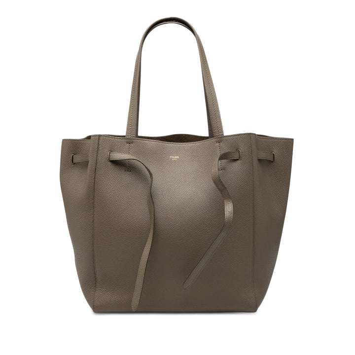 Celine Small Cuir de veau grainé Phantom Cabas Cabas