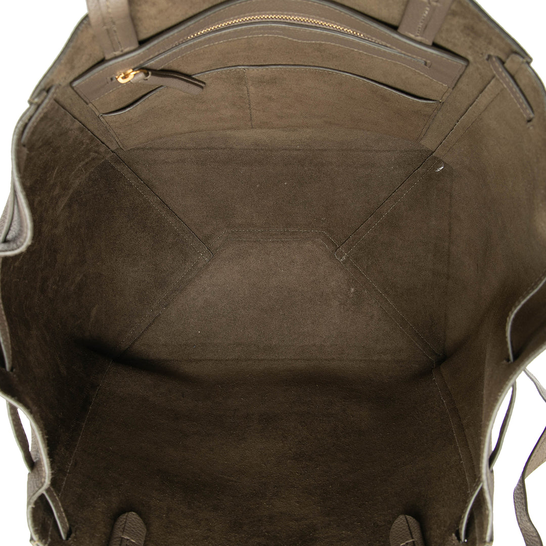 Celine Small Cuir de veau grainé Phantom Cabas Cabas