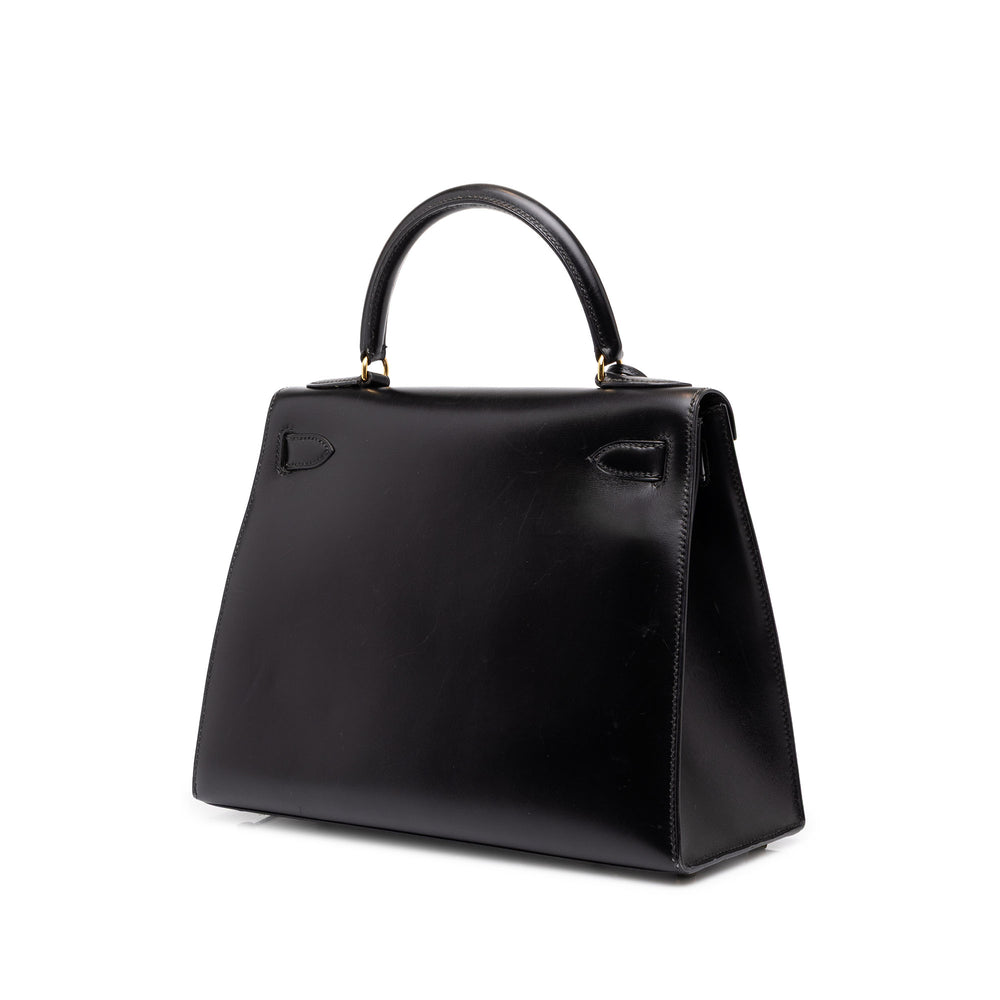 Hermès Box Veau Kelly Sellier 28 Box Noir – vue 2 – GABY PARIS