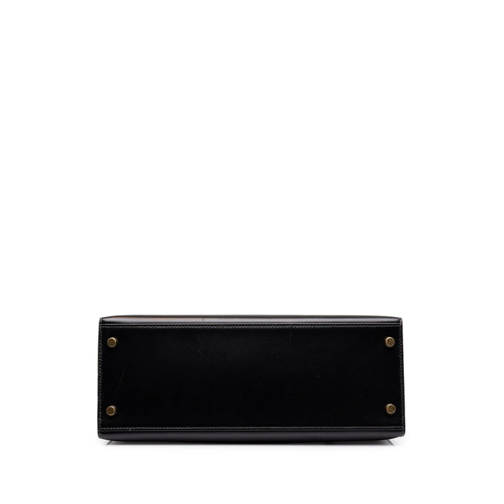 Hermès Box Veau Kelly Sellier 28 Box Noir – vue 3 – GABY PARIS