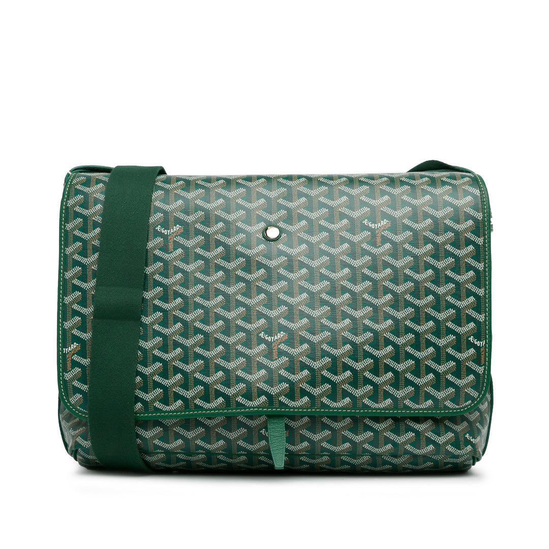 Goyardine Capetien MM Messenger Green - Gaby Paris