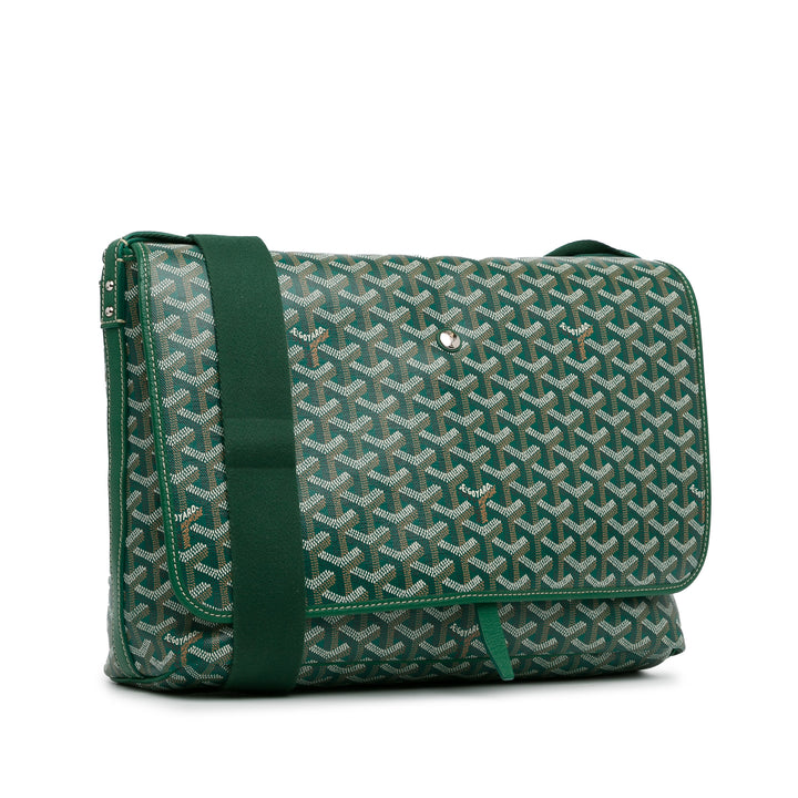 Goyardine Capetien MM Messenger Green - Gaby Paris