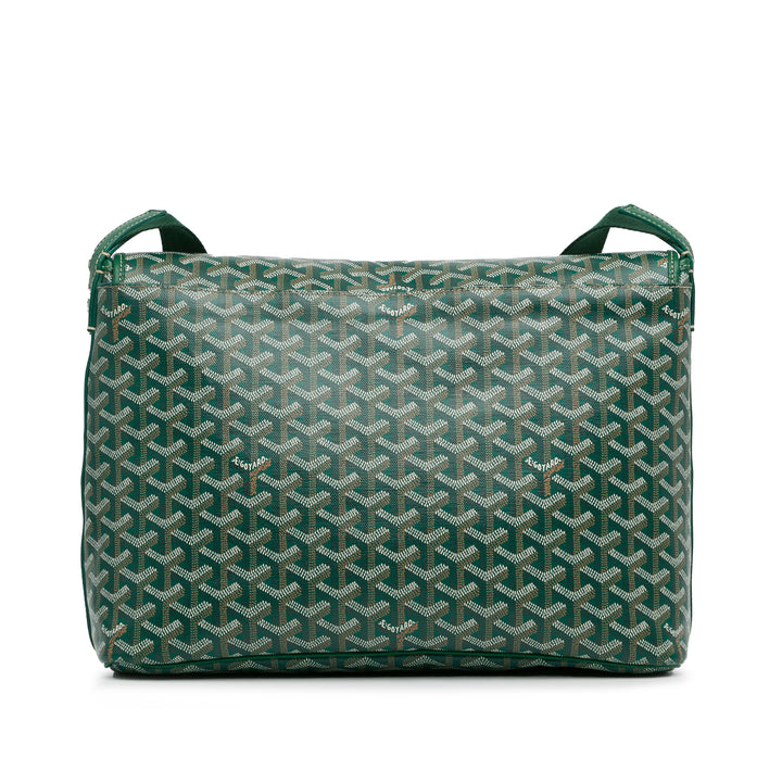 Goyardine Capetien MM Messenger Green - Gaby Paris