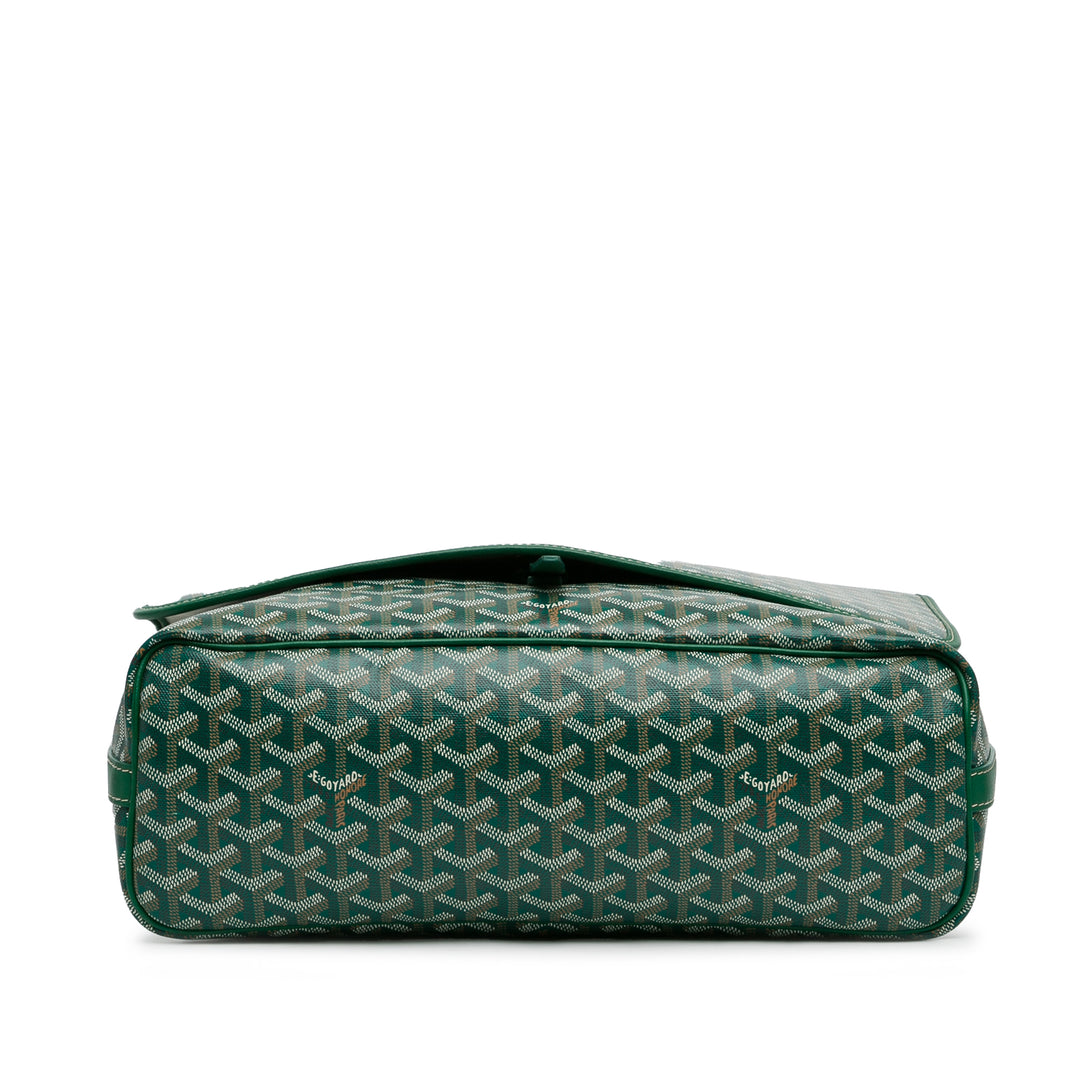 Goyardine Capetien MM Messenger Green - Gaby Paris