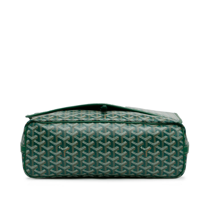Goyardine Capetien MM Messenger Green - Gaby Paris