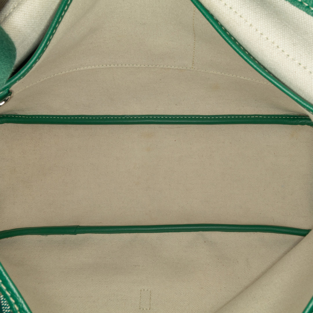 Goyardine Capetien MM Messenger Green - Gaby Paris