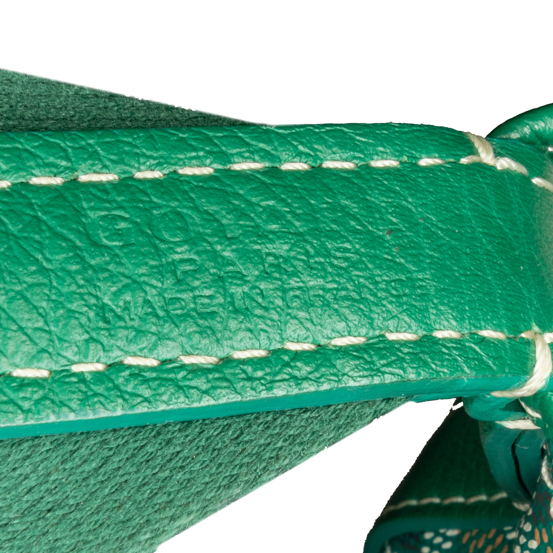 Goyardine Capetien MM Messenger Green - Gaby Paris