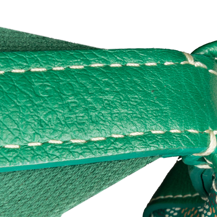 Goyardine Capetien MM Messenger Green - Gaby Paris