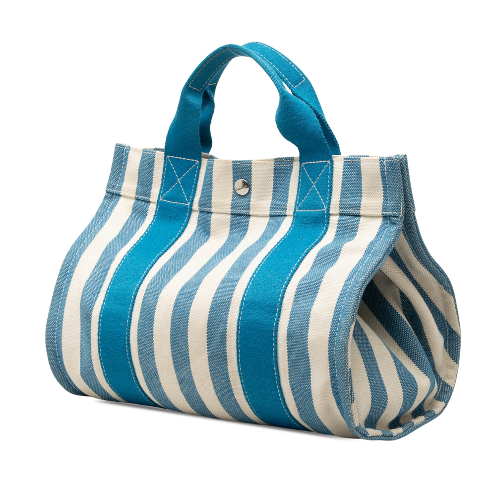 Hermès Cannes PM Bleu – vue 2 – GABY PARIS