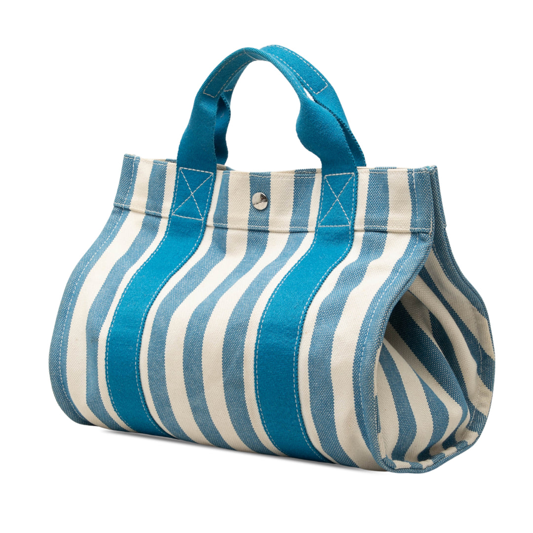 Hermès Cannes PM Bleu – vue 2 – GABY PARIS
