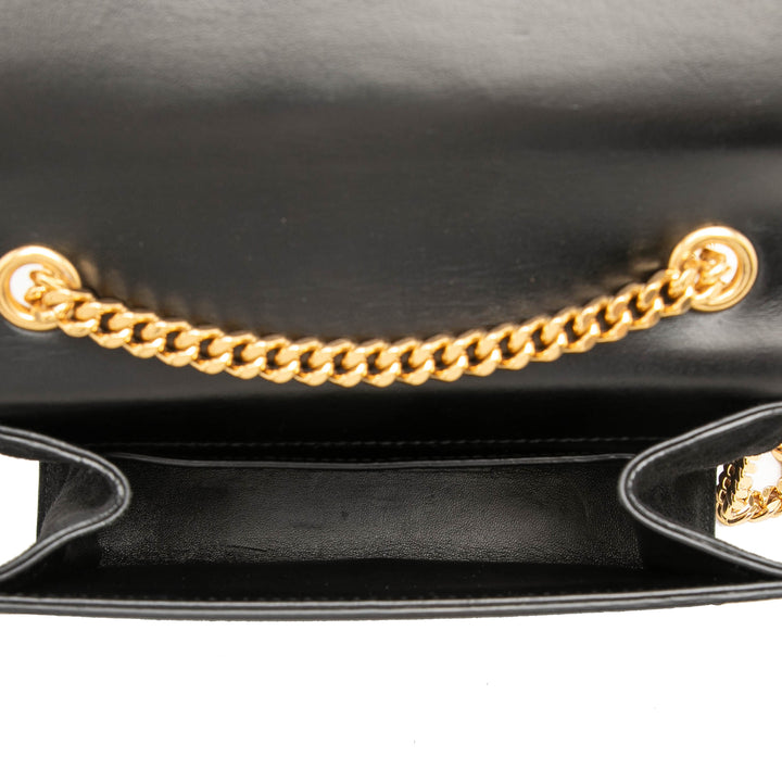 Saint Laurent Small Daim Monogram Kate Pompon Sac porté croisé