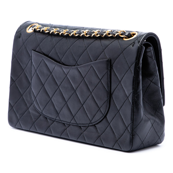 Chanel Medium CC Matelassé Cuir d’agneau Double rabat