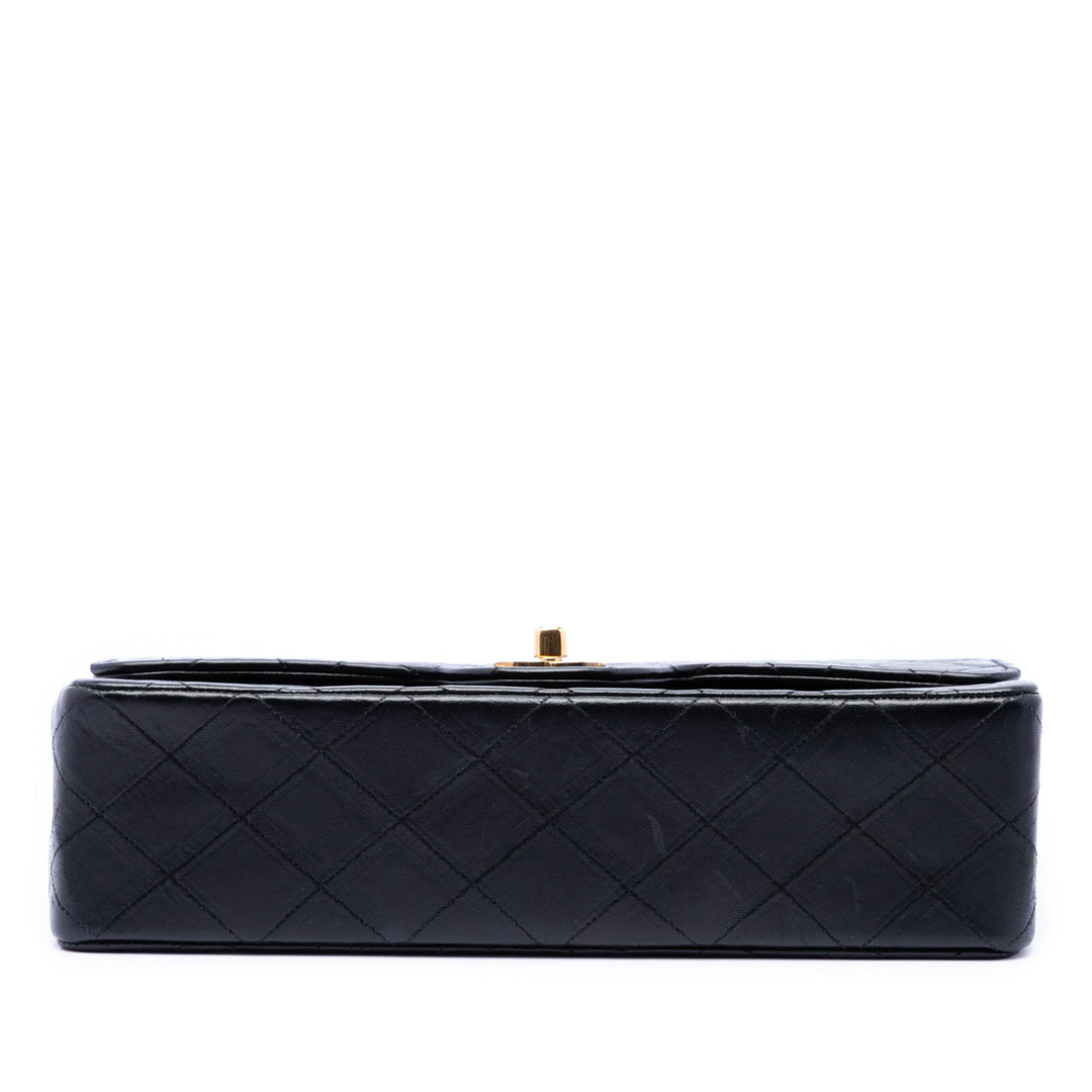 Chanel Medium CC Matelassé Cuir d’agneau Double rabat