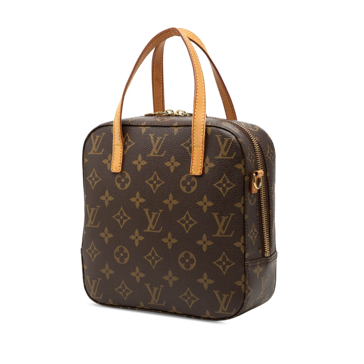 Louis Vuitton Sac à main Spontini Monogram Marron – vue 2 – GABY PARIS