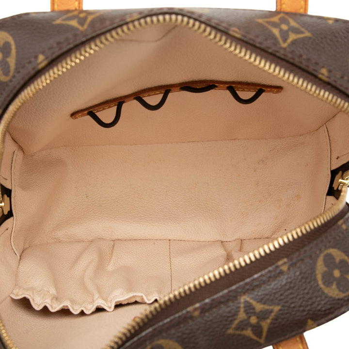 Louis Vuitton Sac à main Spontini Monogram Marron – vue 4 – GABY PARIS