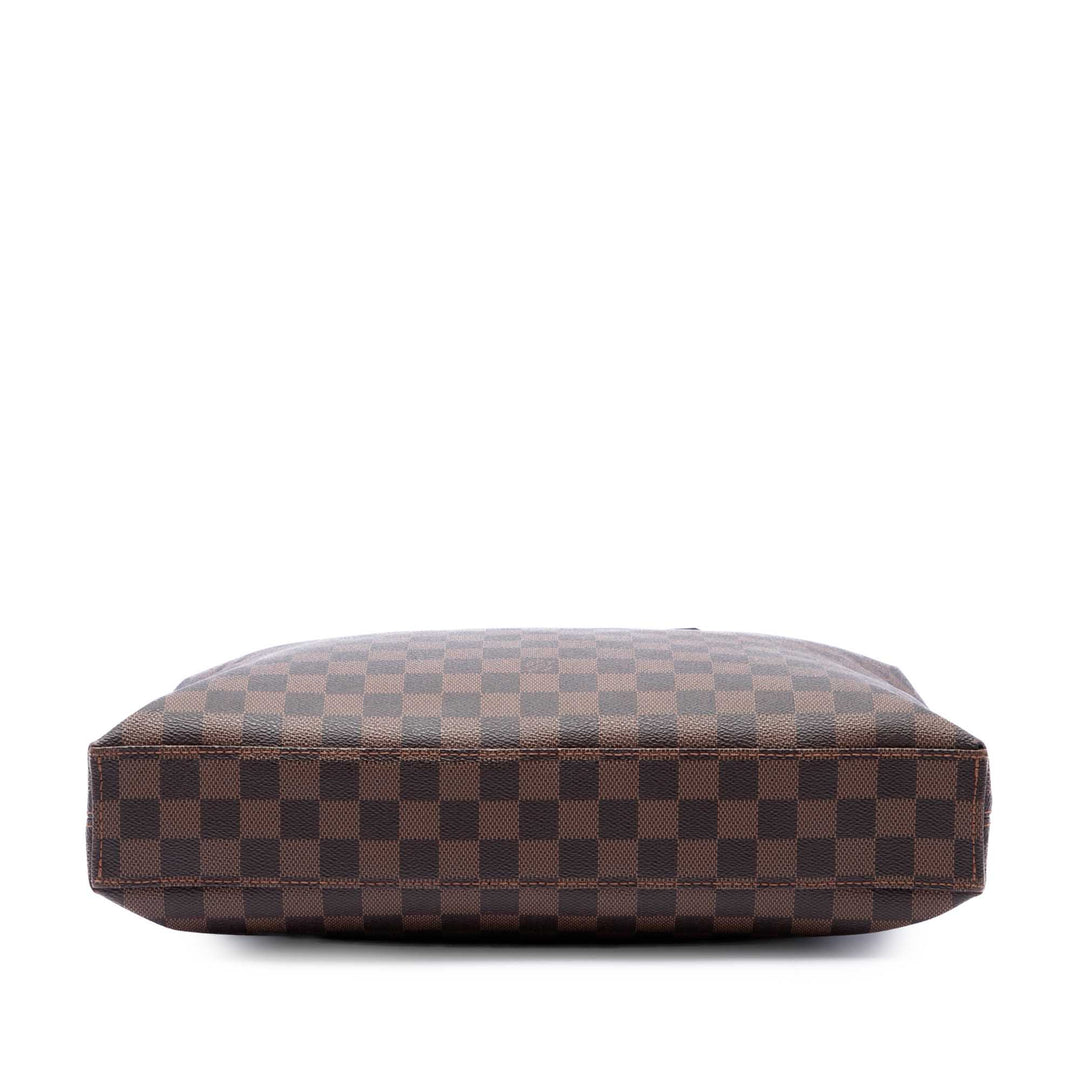 Louis Vuitton Porte Documents Jour Damier Ébène Marron – vue 3 – GABY PARIS