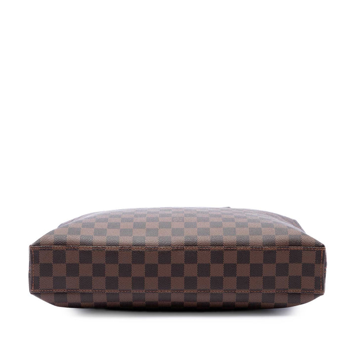 Louis Vuitton Porte Documents Jour Damier Ébène Marron – vue 3 – GABY PARIS