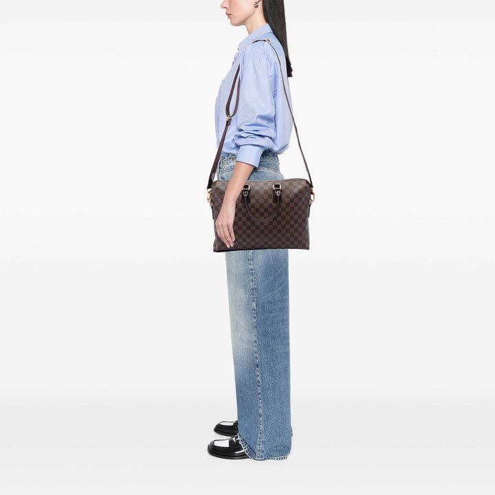 Louis Vuitton Porte Documents Jour Damier Ébène Marron – vue 6 – GABY PARIS