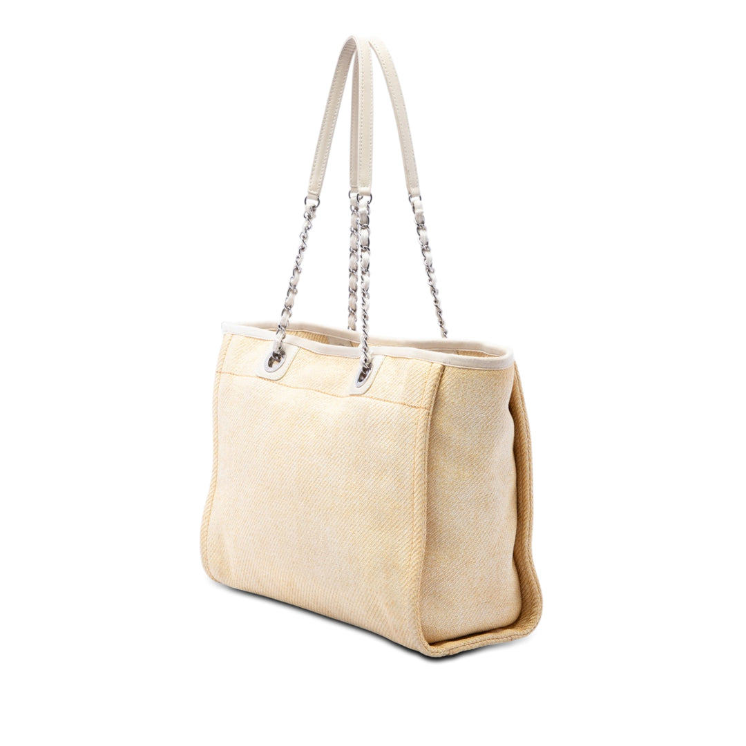 Chanel Small Raffia Deauville Cabas