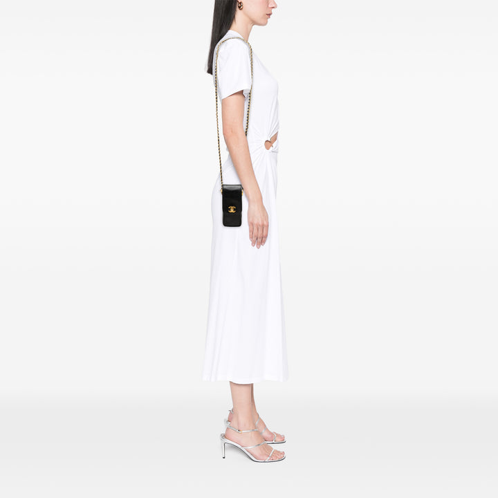 Chanel CC Phone Sac Cuir caviar Noir