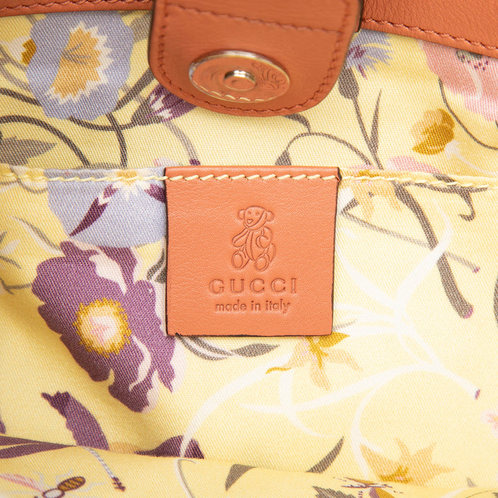 Gucci Raffia Bamboo Childrens Cabas