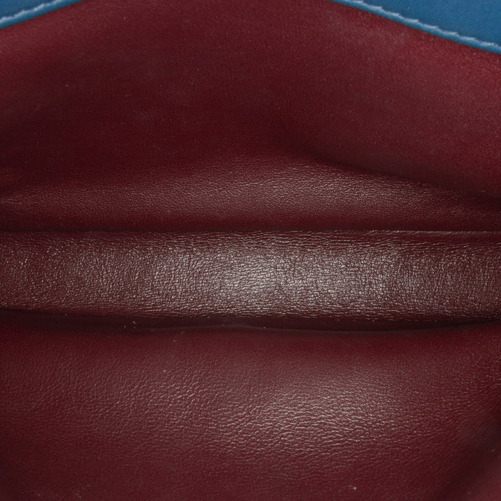 Small Quilted Lambskin Trendy CC Flap Blue - Gaby Paris
